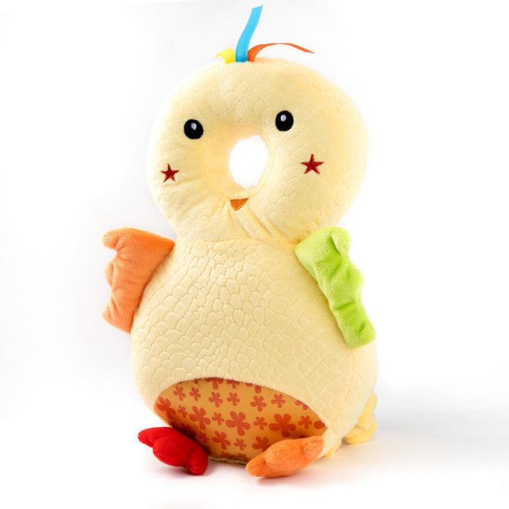 Sac à dos de protection tête et dos bébé NINO & MIA en peluche poussin