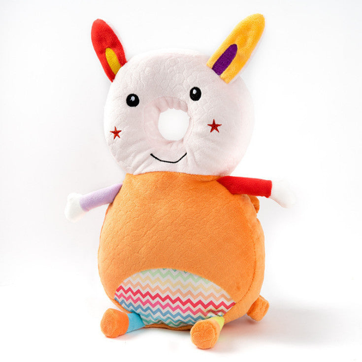 Sac à dos de protection tête et dos bébé NINO & MIA en peluche lapin