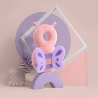 Sac à dos de protection tête et dos bébé NINO & MIA en peluche papillon